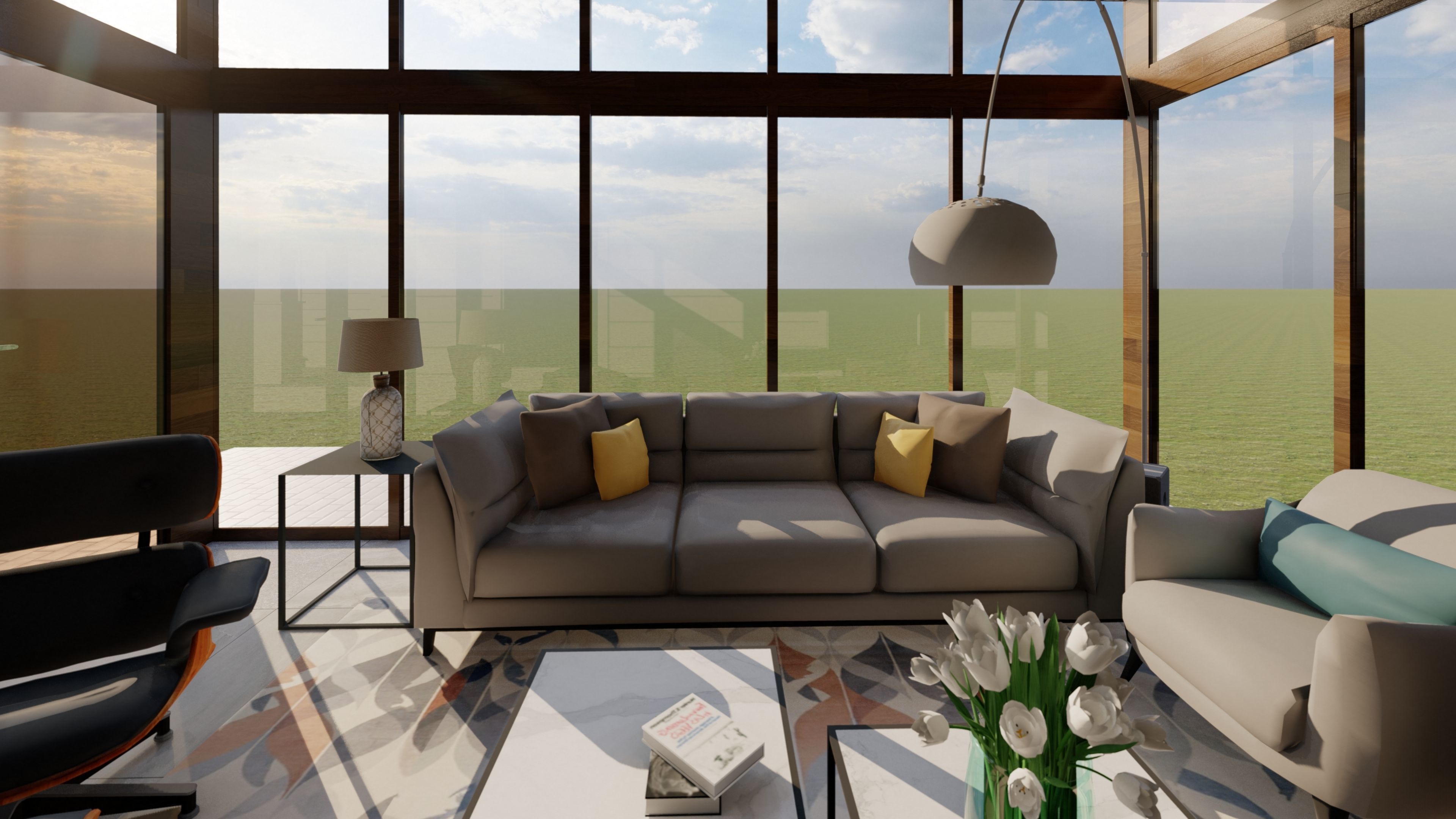 Sun room Design 3D model_3