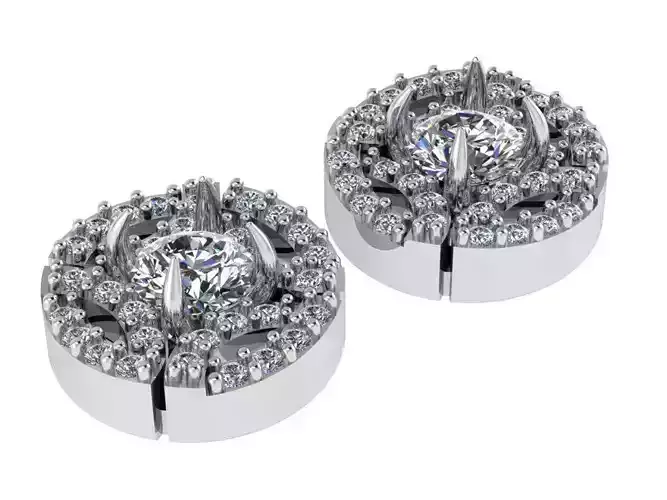 Circle Stud Earring 0873