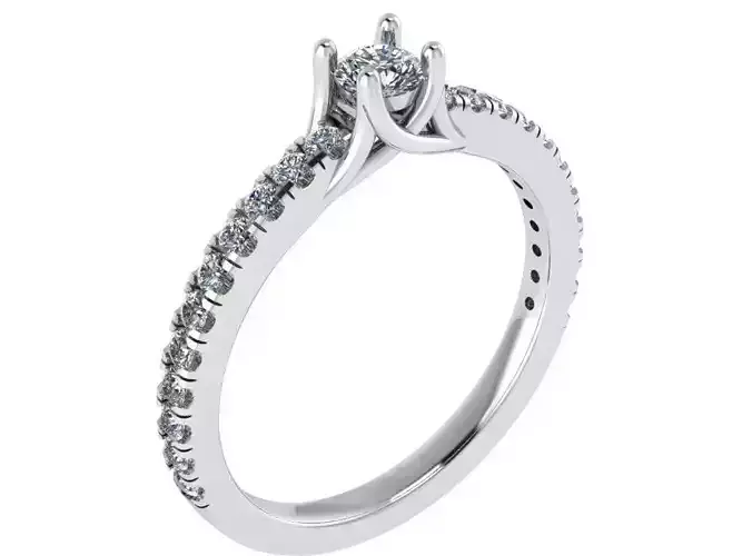 Round Diamond Ring 0883