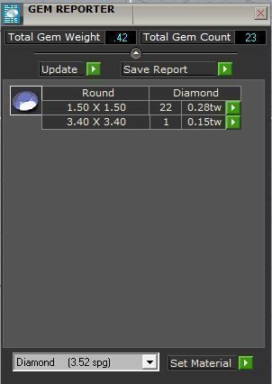 Round Diamond Ring 0883 3D print model_5