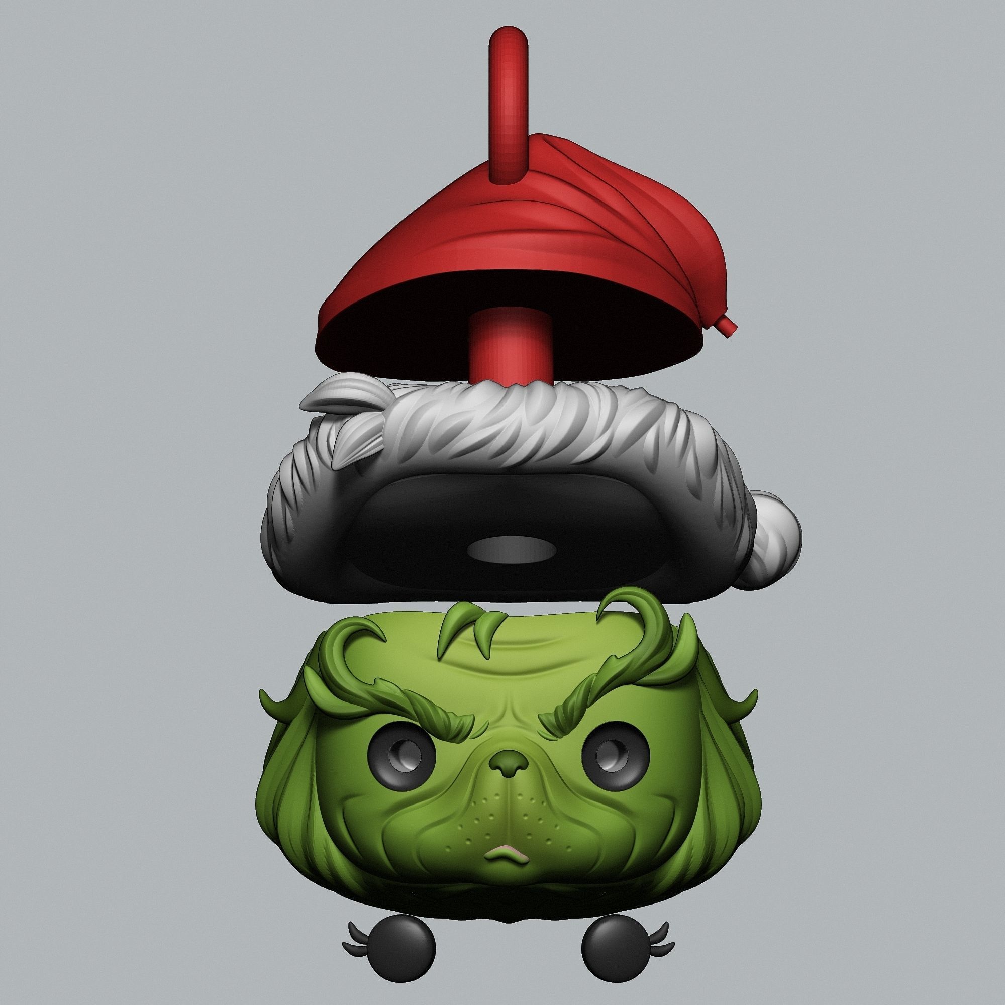 GRINCH - CHRISTMAS ORNAMENT 3D print model_3