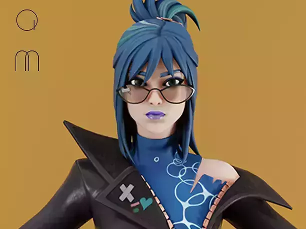 Hope - Fortnite Low-poly 3D model