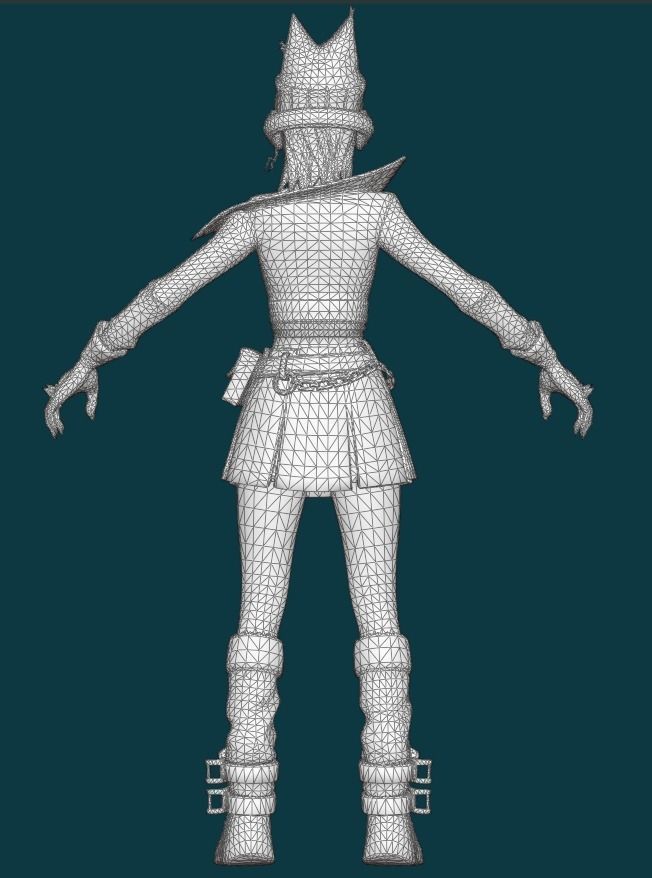 Hope - Fortnite Low-poly 3D model_12