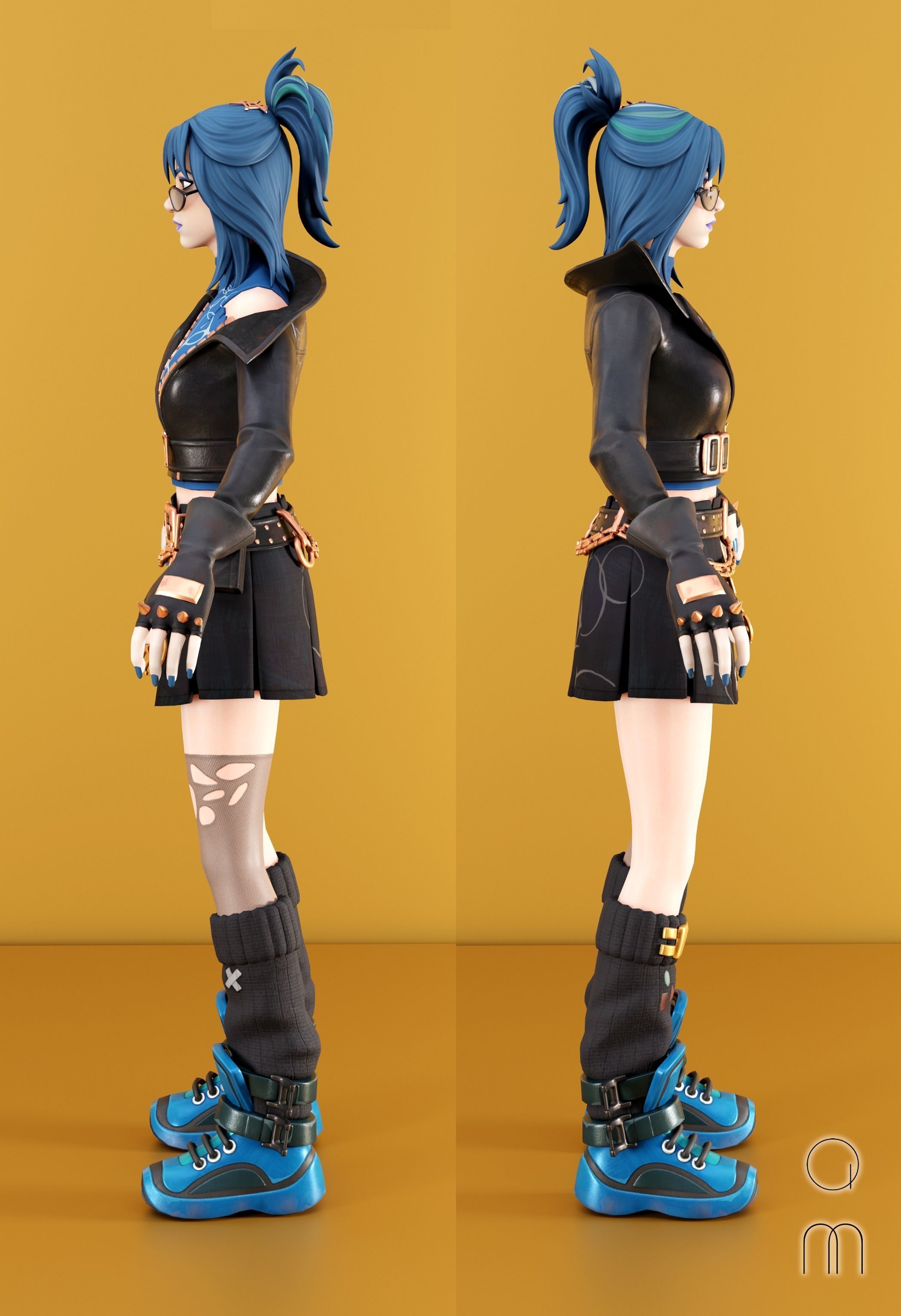 Hope - Fortnite Low-poly 3D model_3