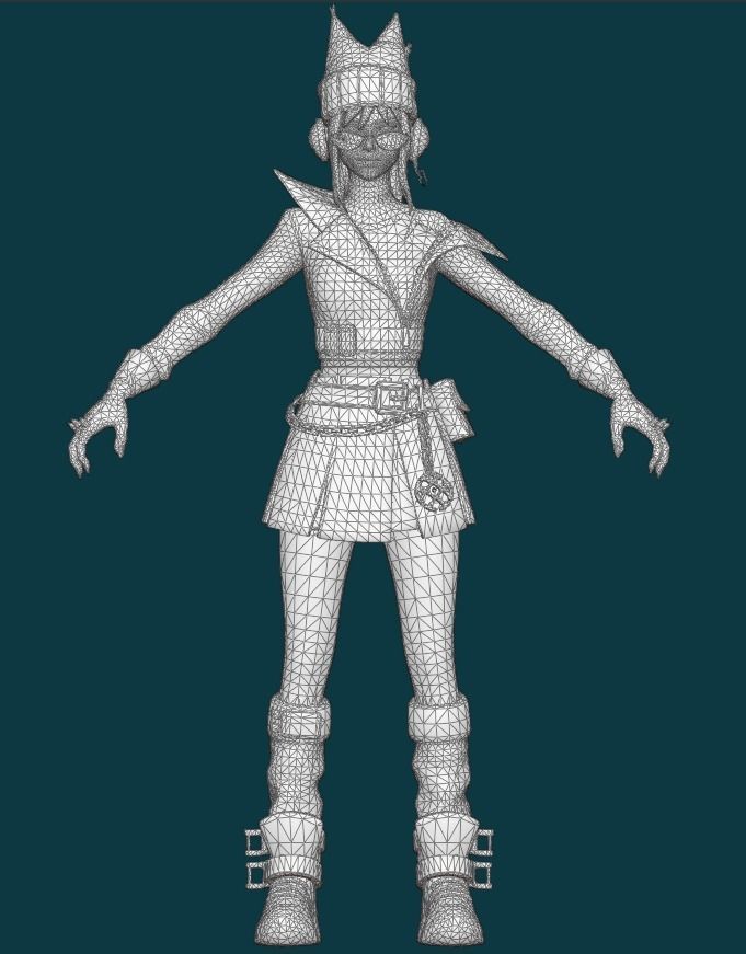 Hope - Fortnite Low-poly 3D model_11