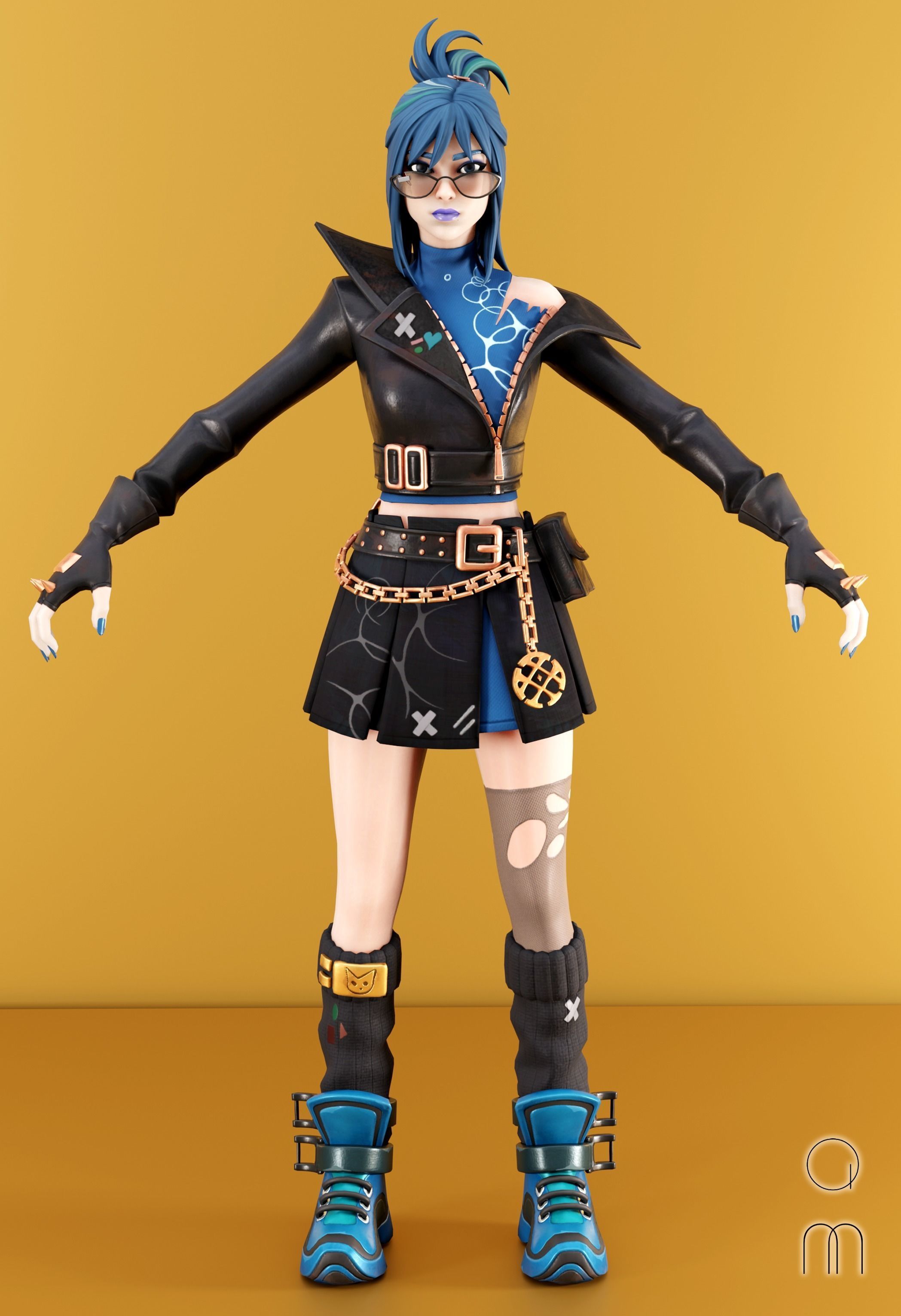 Hope - Fortnite Low-poly 3D model_1