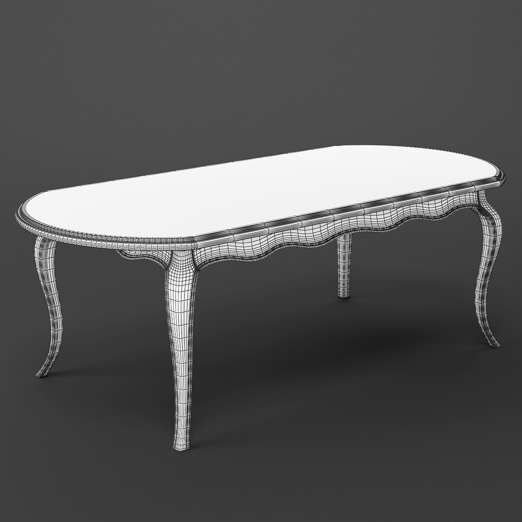 Dining set 13 3D model_6