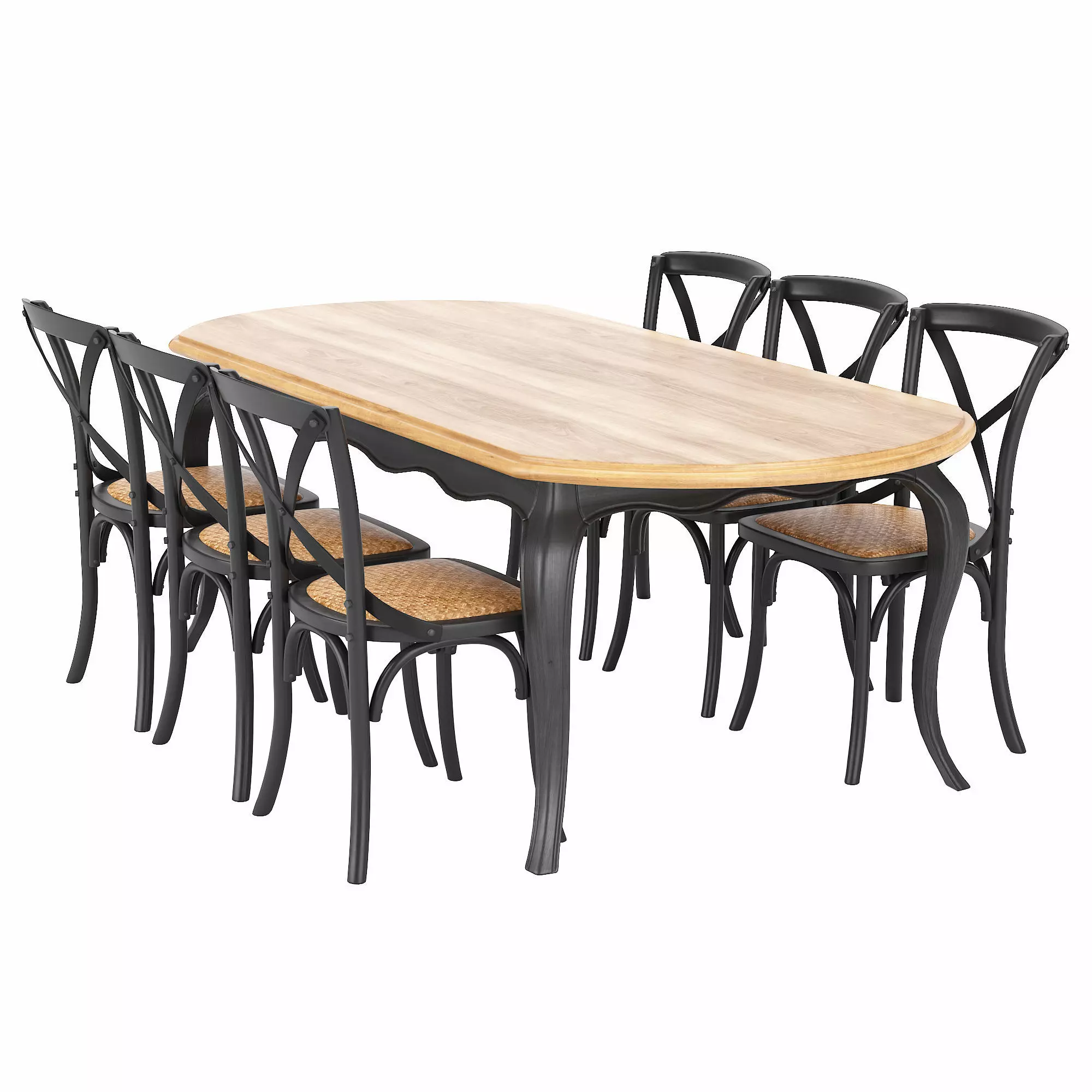 Dining set 13 3D model_0