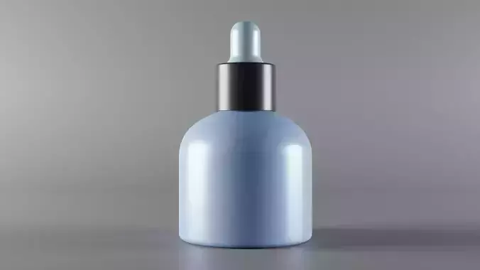 Dropper bottle 3d modle 3D model