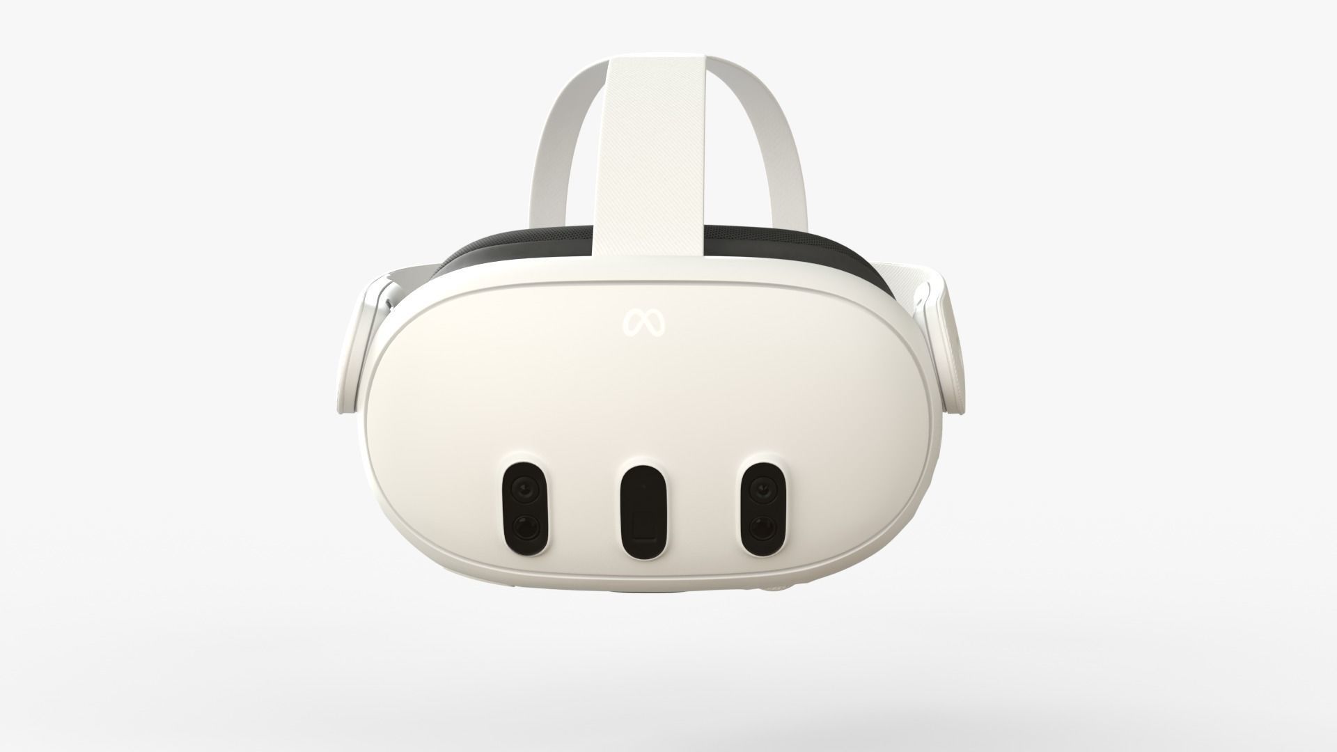 Meta Quest 3 with Meta Touch Plus controllers 3D model_2