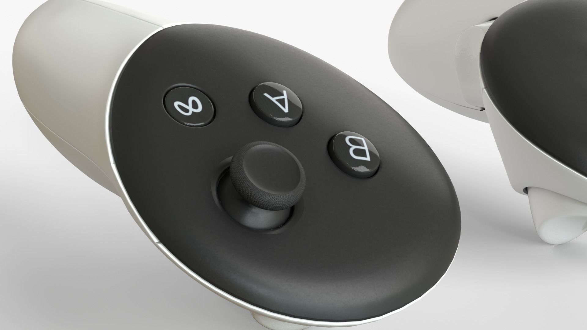 Meta Quest 3 with Meta Touch Plus controllers 3D model_13