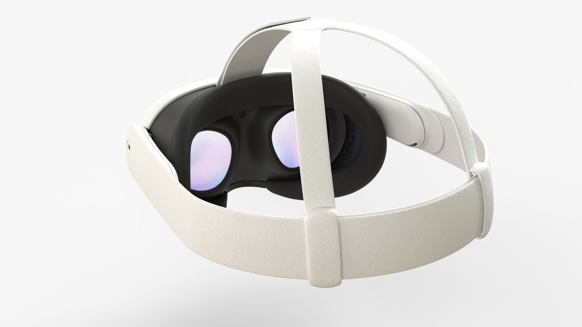 Meta Quest 3 with Meta Touch Plus controllers 3D model_4