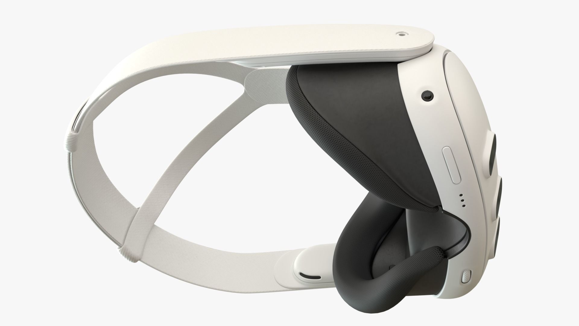 Meta Quest 3 with Meta Touch Plus controllers 3D model_5