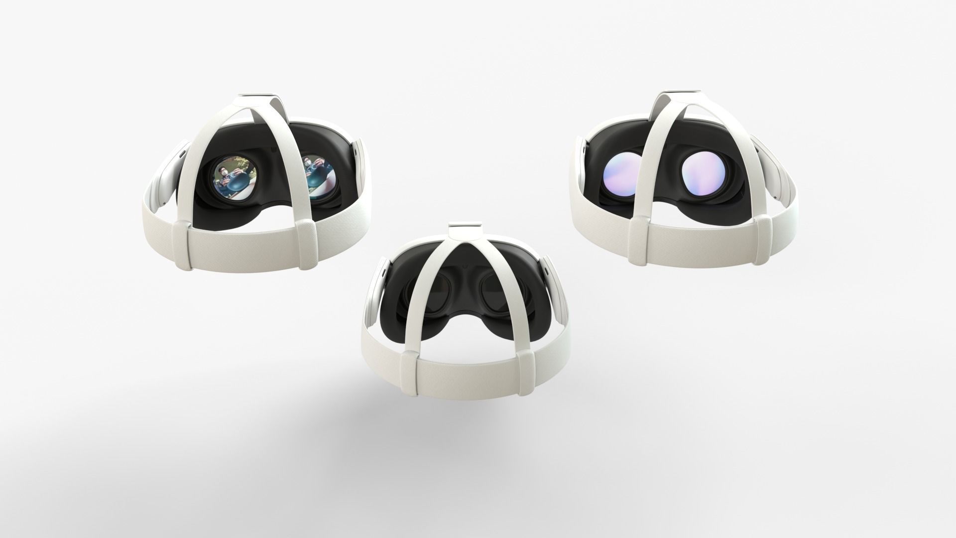 Meta Quest 3 with Meta Touch Plus controllers 3D model_9