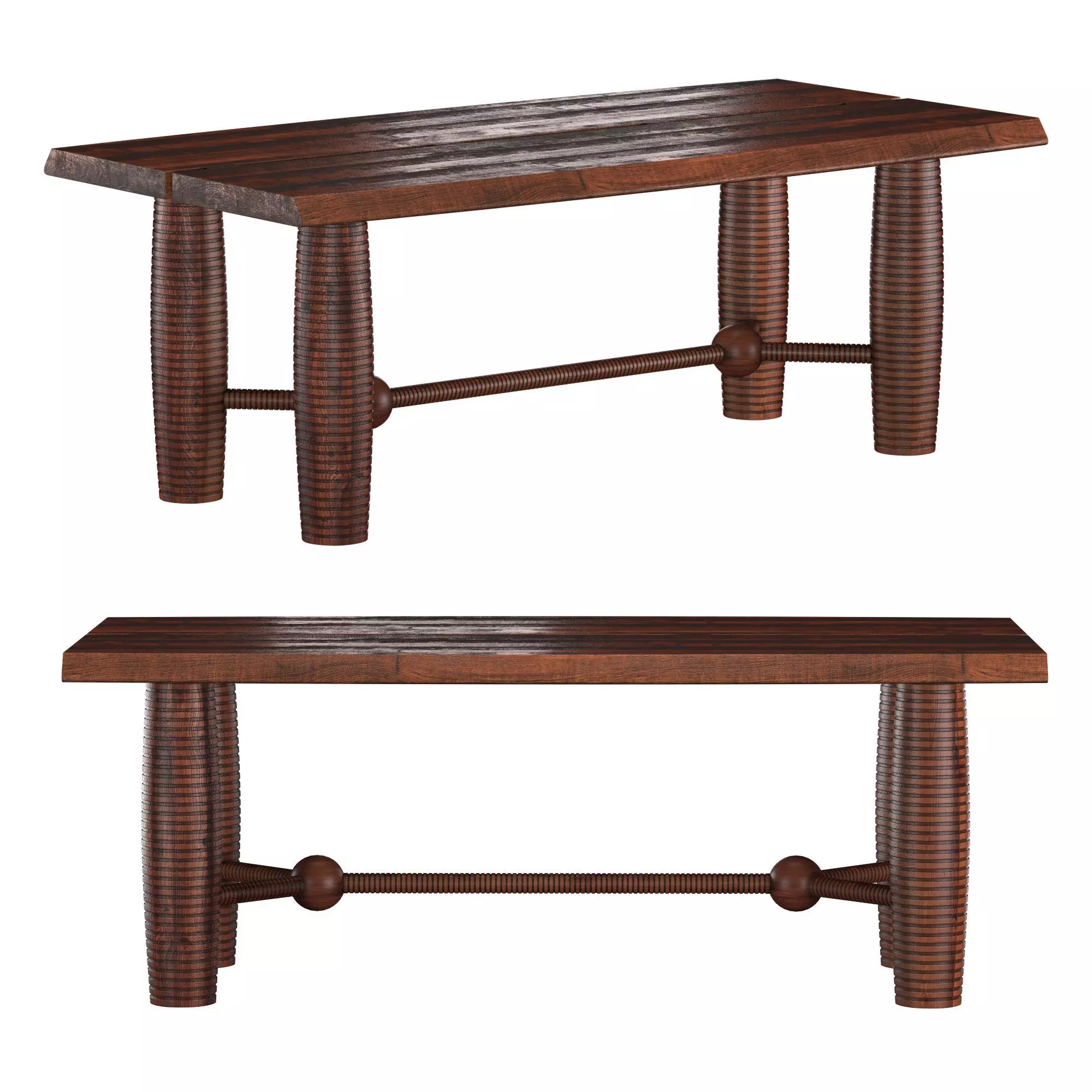 ZENIA Dining Table 3D model_0