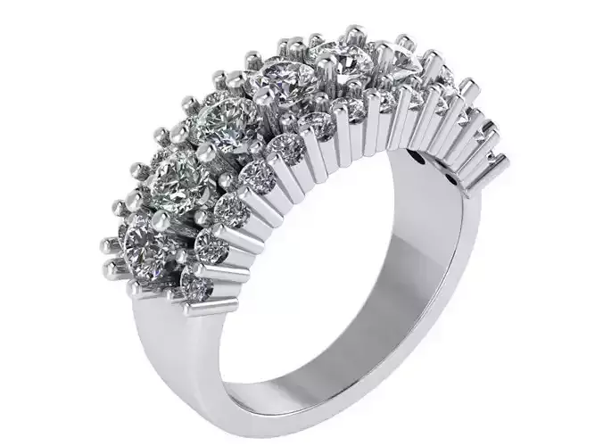 Diamond Band Ring 0899