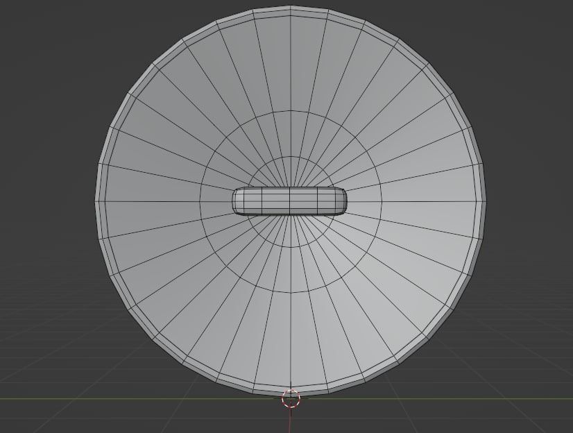 Low poly Arabic shield in 3D model Low-poly 3D model_4