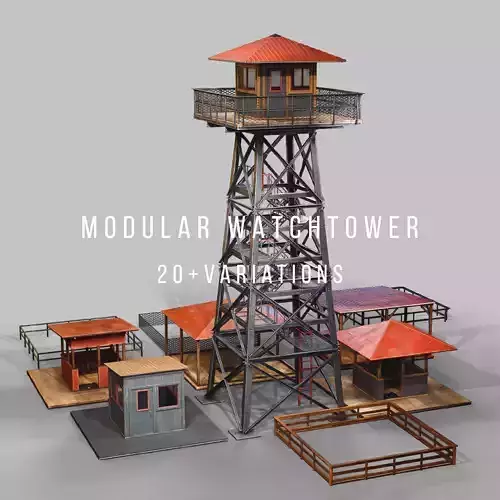 Game-ready Watchtower Set 3