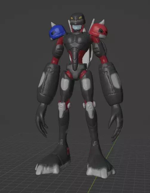 hiandromon 3D print model_0