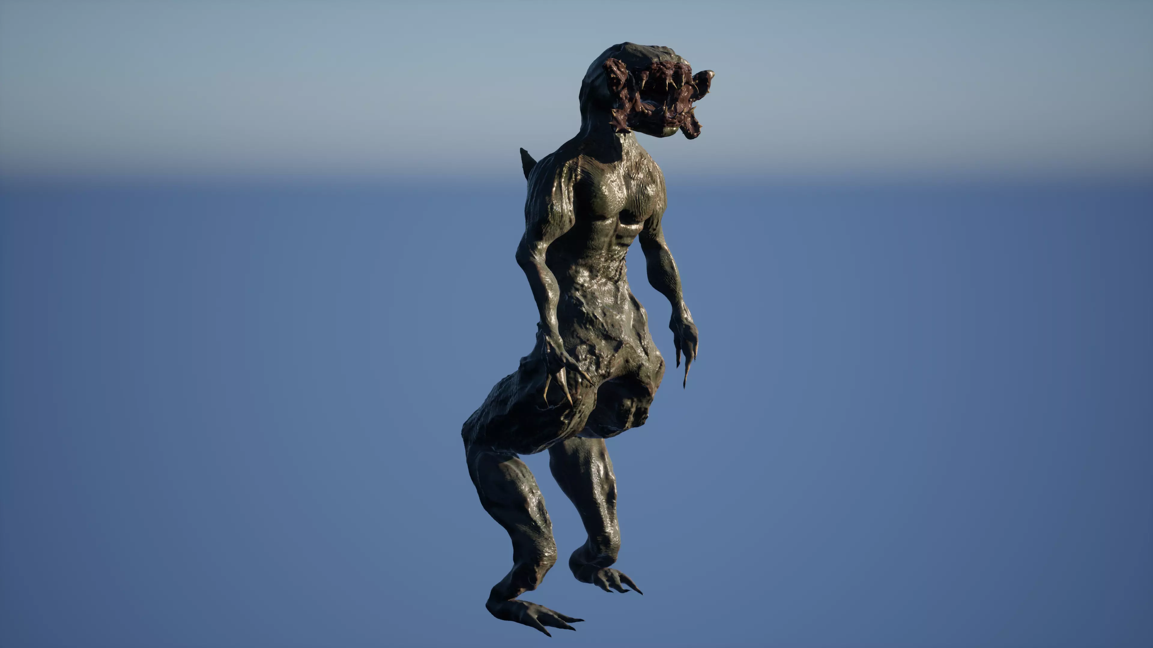 Alien Monster Low-poly 3D model