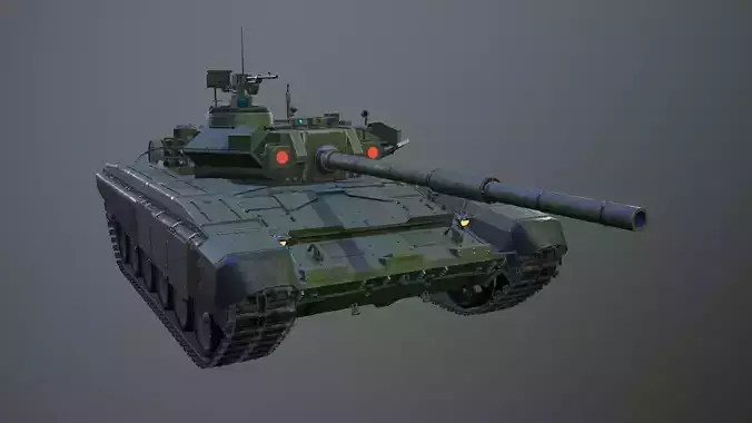 T-90 Battle Tank  3D model
