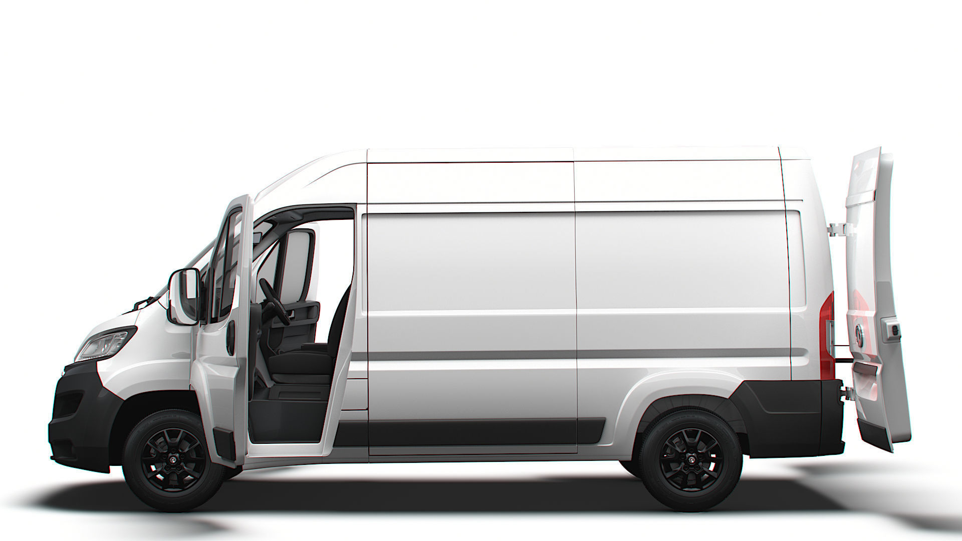 Vauxhall Movano Van L2H2 HQ Interior 2023 3D model_4