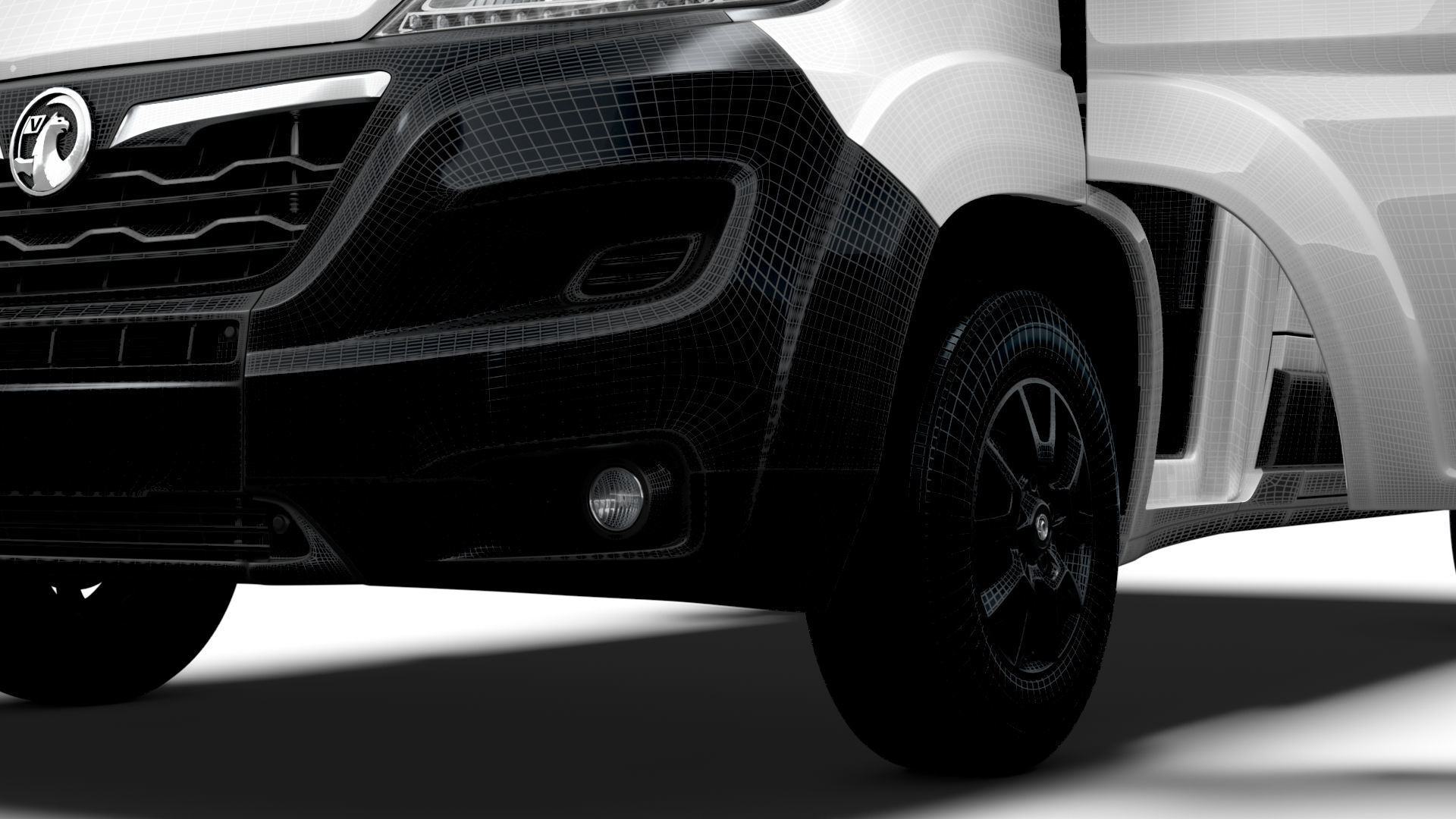 Vauxhall Movano Van L2H2 HQ Interior 2023 3D model_17