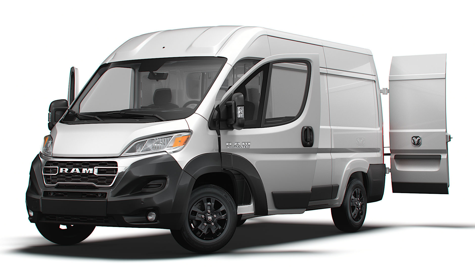 RAM Promaster Van L2H2 HQ Interior 2023 3D model_8