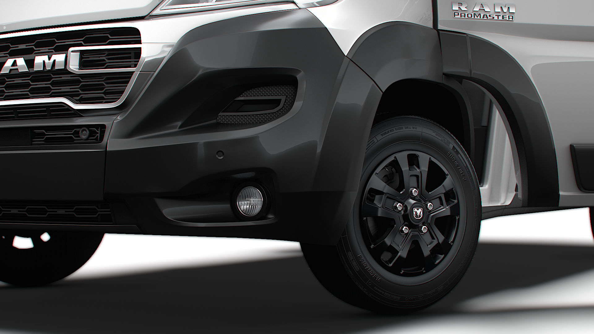 RAM Promaster Van L2H2 HQ Interior 2023 3D model_3