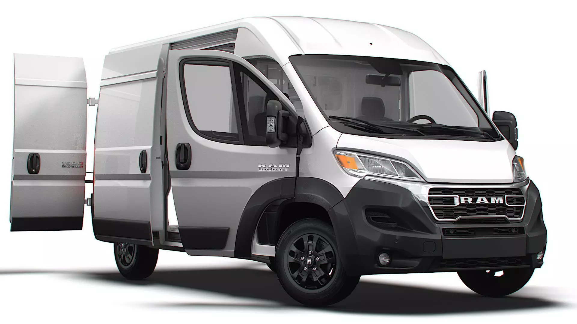 RAM Promaster Van L2H2 HQ Interior 2023 3D model_0