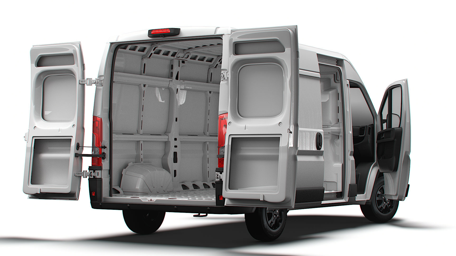 RAM Promaster Van L2H2 HQ Interior 2023 3D model_5