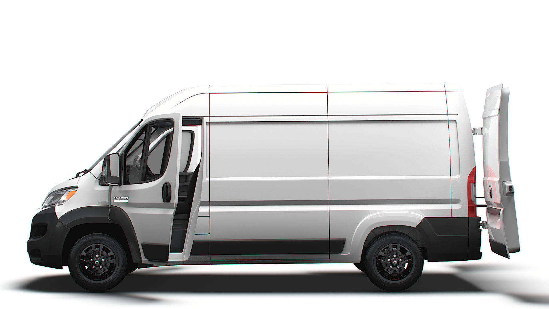 RAM Promaster Van L2H2 HQ Interior 2023 3D model_4