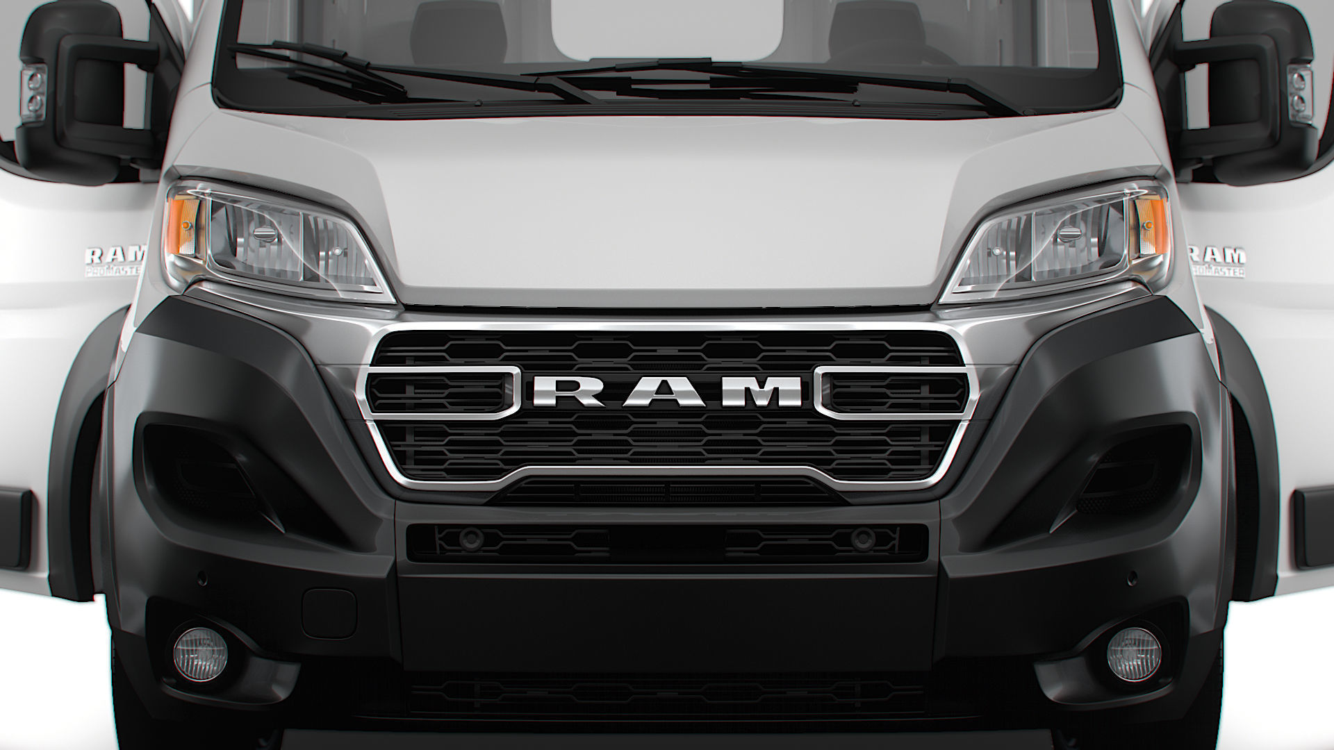 RAM Promaster Van L2H2 HQ Interior 2023 3D model_7