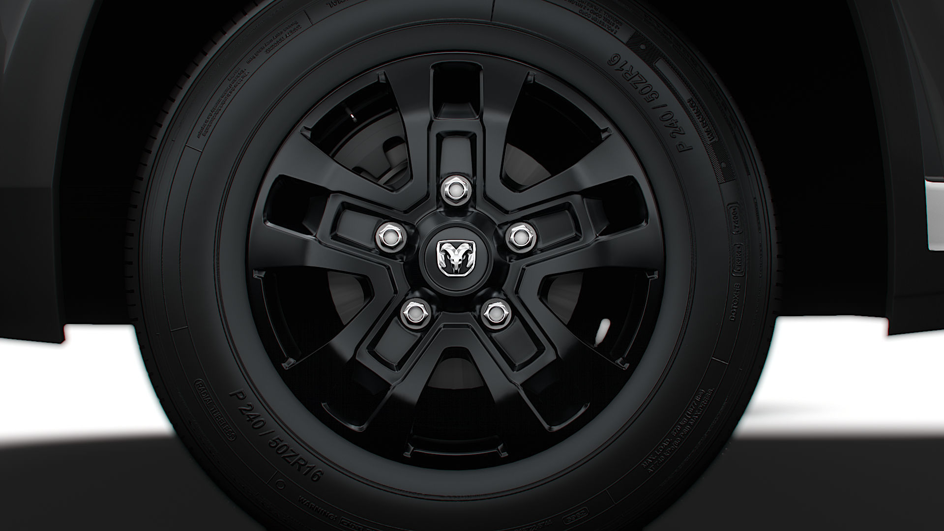 RAM Promaster Van L2H2 HQ Interior 2023 3D model_12