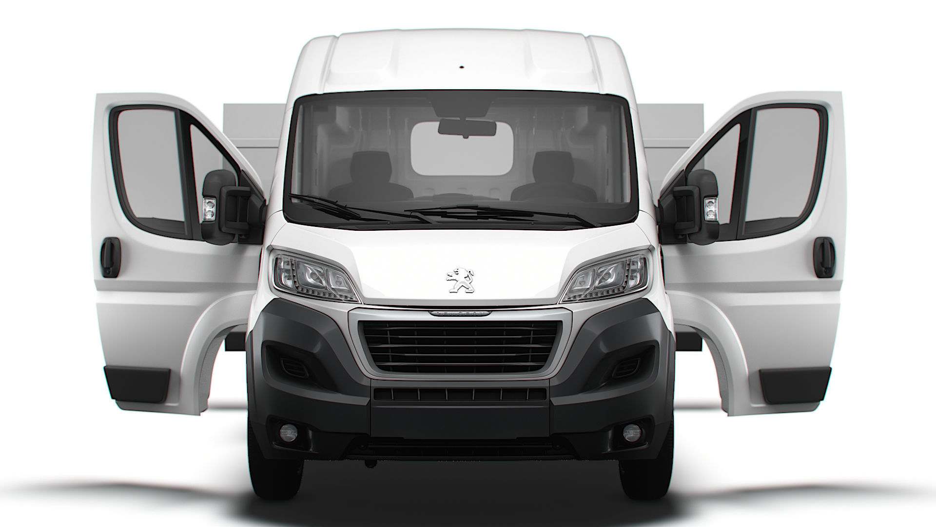 Peugeot Boxer Van L2H2 HQ Interior 2023 3D model_6