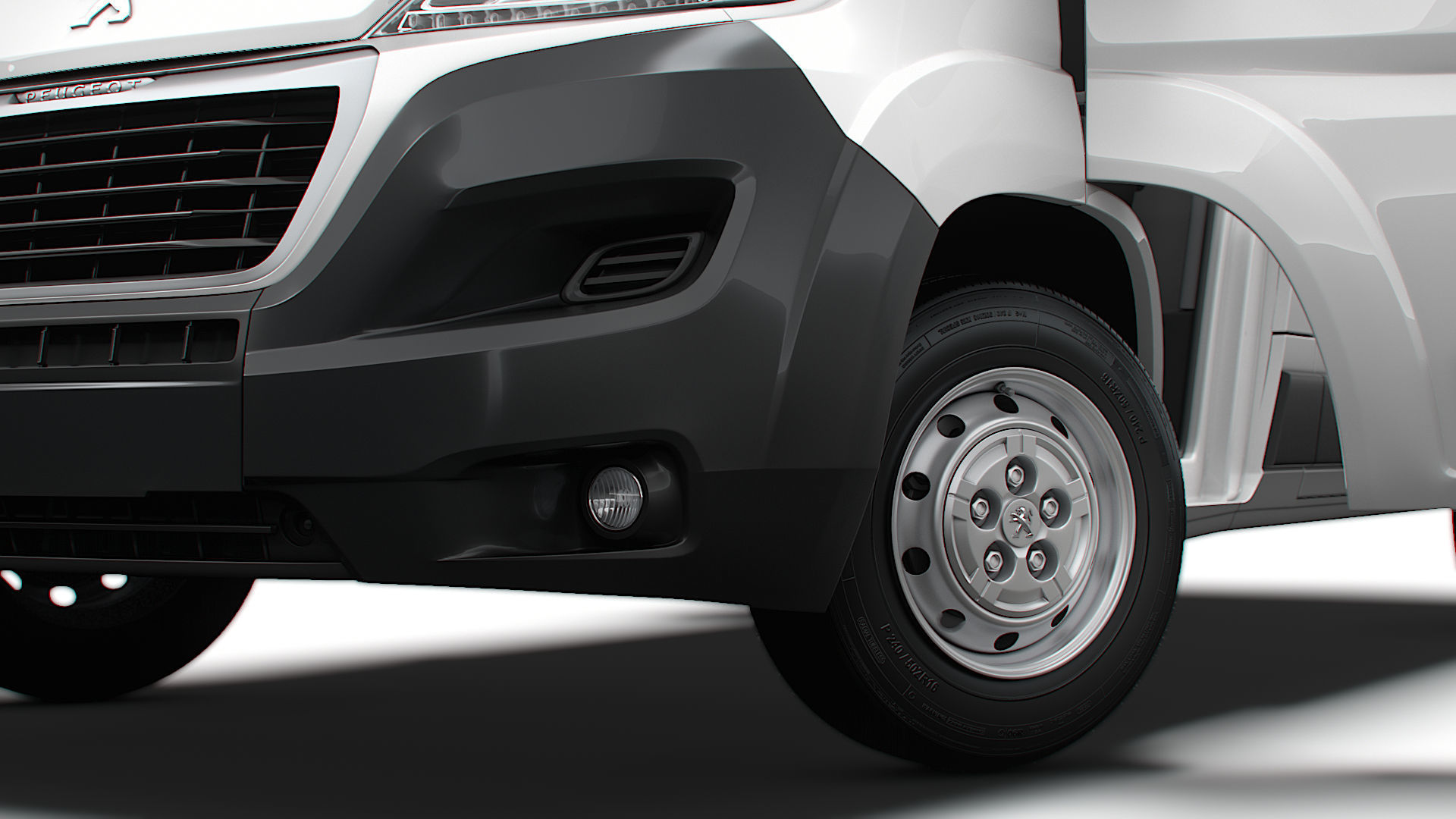 Peugeot Boxer Van L2H2 HQ Interior 2023 3D model_3