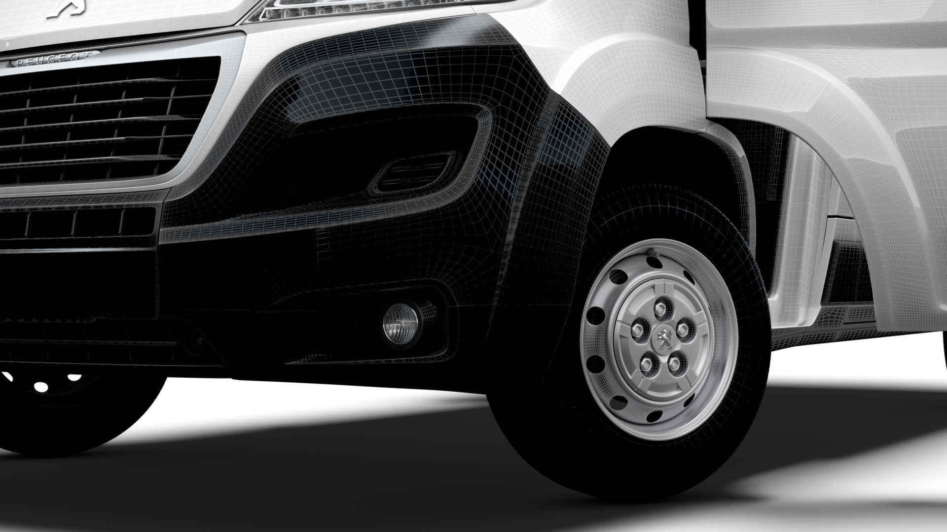 Peugeot Boxer Van L2H2 HQ Interior 2023 3D model_17