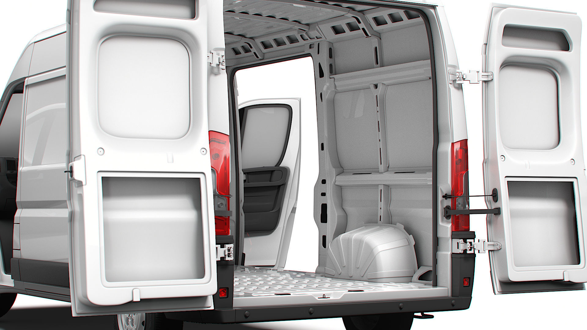 Peugeot Boxer Van L2H2 HQ Interior 2023 3D model_2