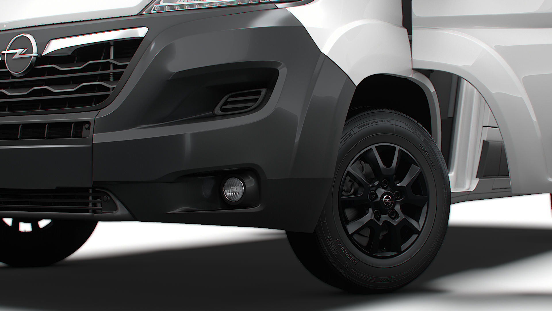 Opel Movano Van L2H2 HQ Interior 2023 3D model_3