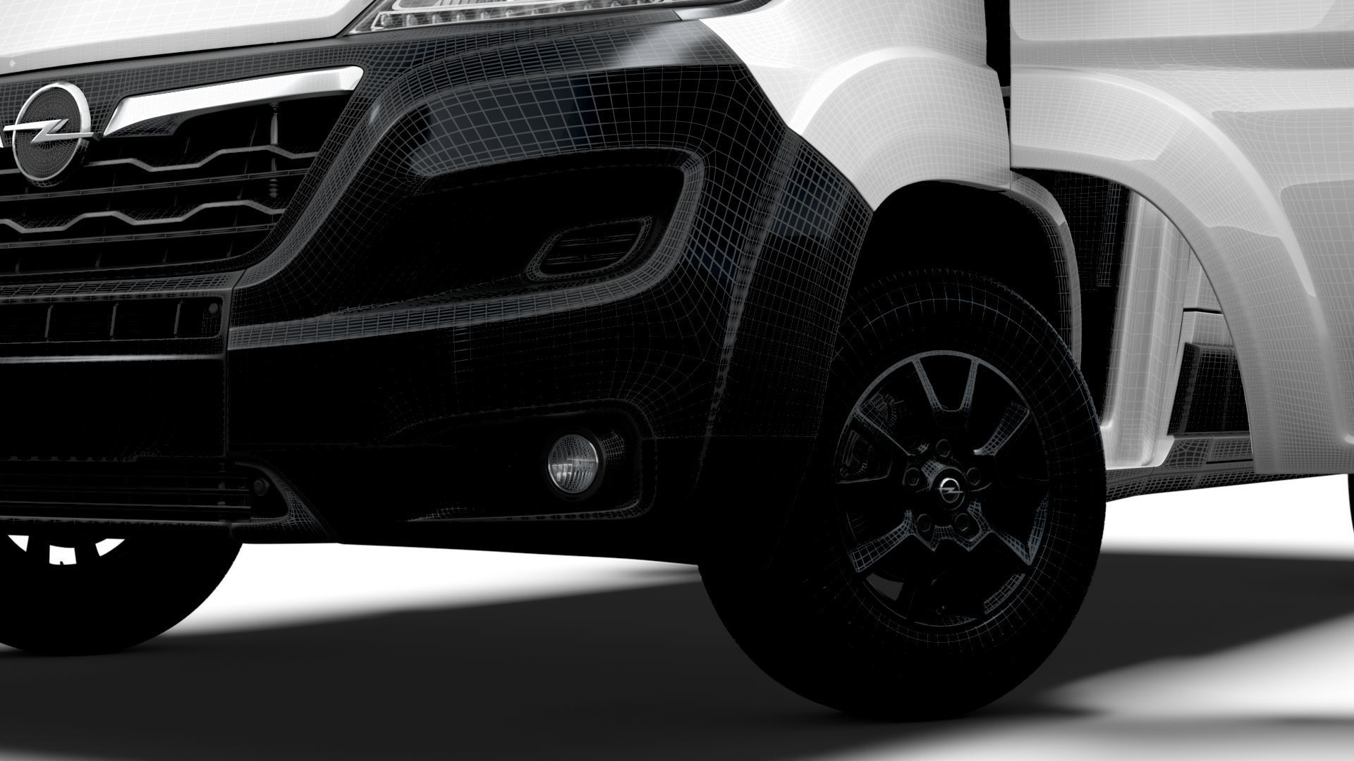 Opel Movano Van L2H2 HQ Interior 2023 3D model_17