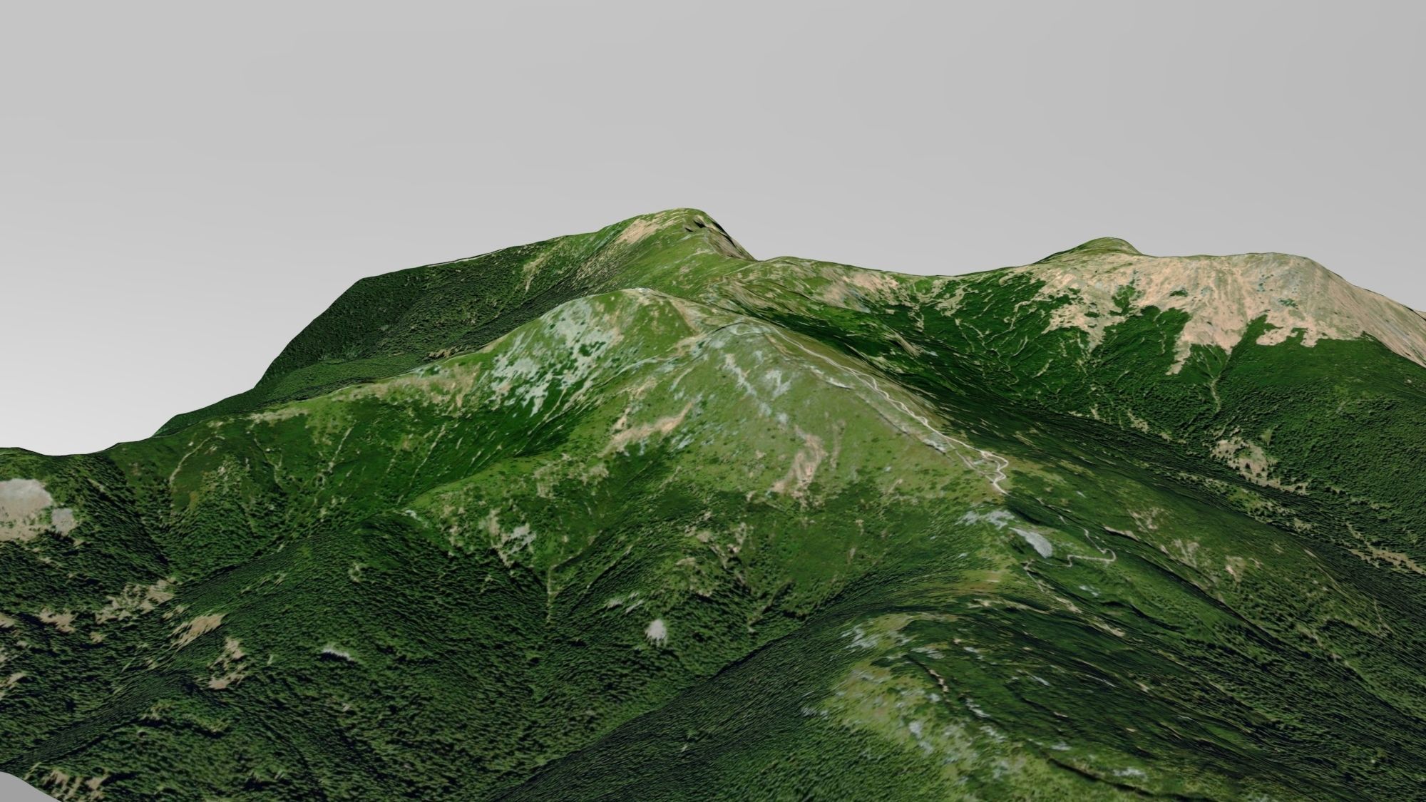 Mountain landscape Pop Ivan Ukraine 3D print model_11