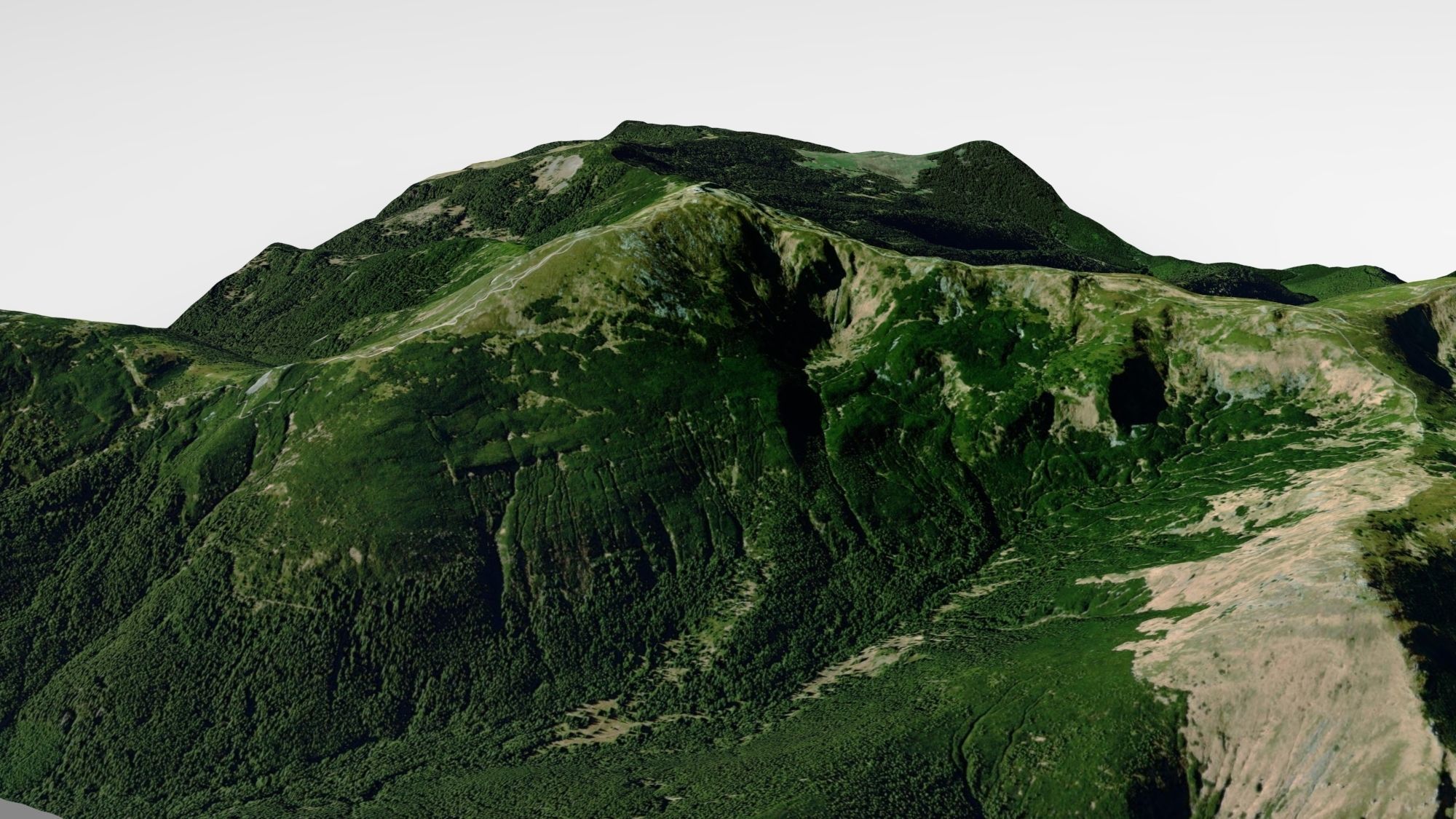 Mountain landscape Pop Ivan Ukraine 3D print model_6