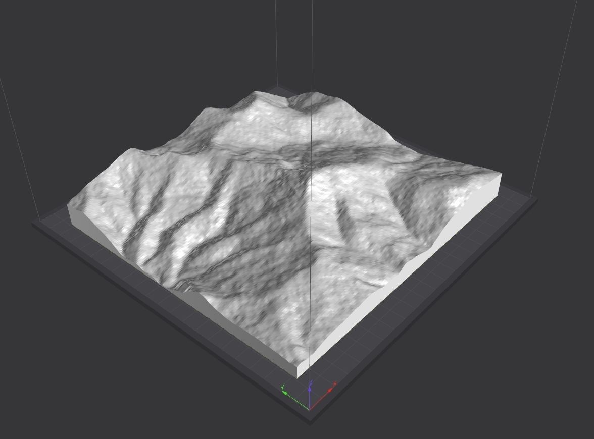 Mountain landscape Pop Ivan Ukraine 3D print model_21