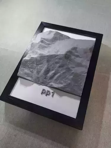 Mountain landscape Pop Ivan Ukraine 3D print model
