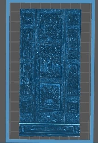 Narnia Wardrobe Facade Free 3D print model