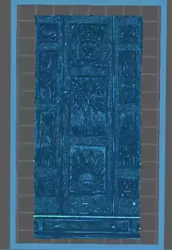 Narnia Wardrobe Facade Free 3D print model