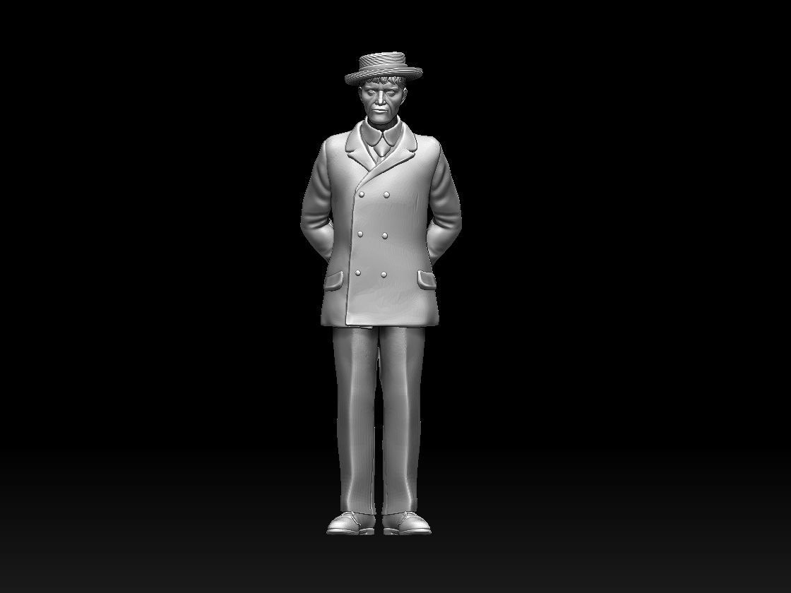 gentleman 3D print model_19