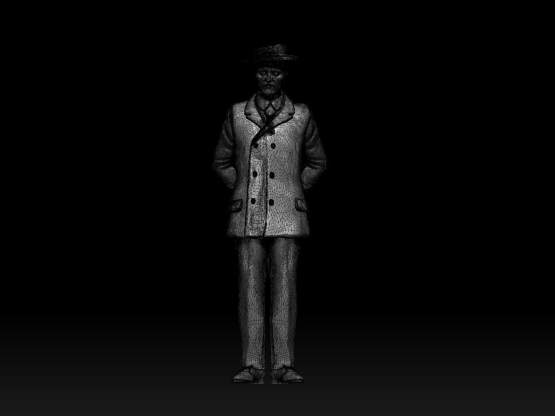gentleman 3D print model_12