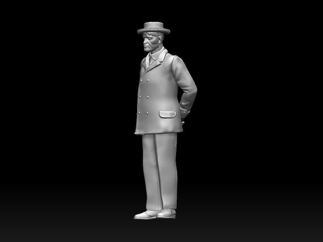 gentleman 3D print model_23