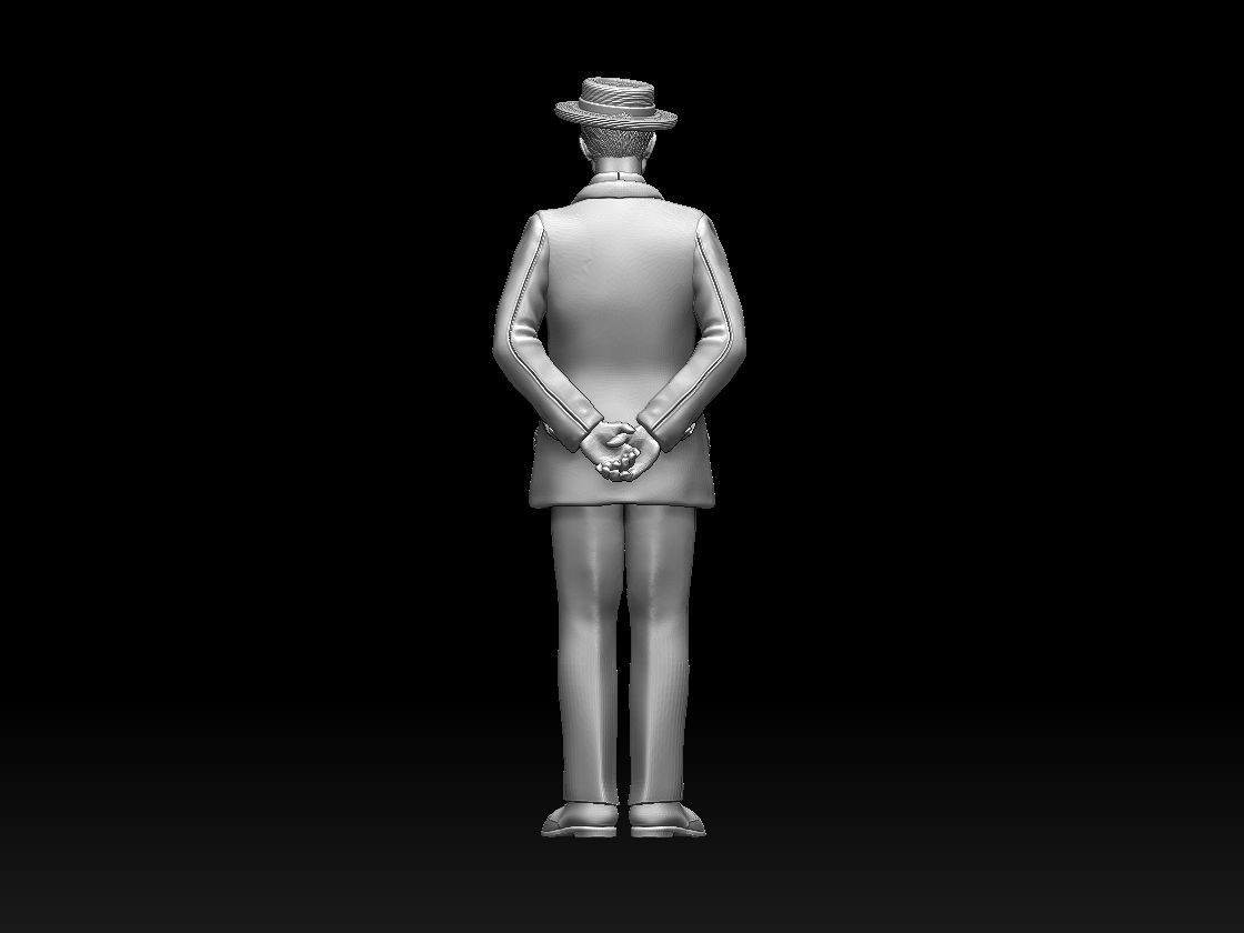 gentleman 3D print model_4
